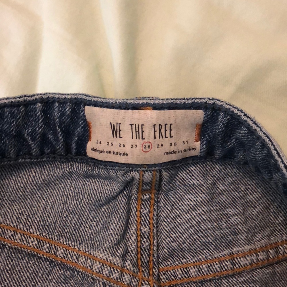 Free people button front denim skirt - Picture 5 of 5